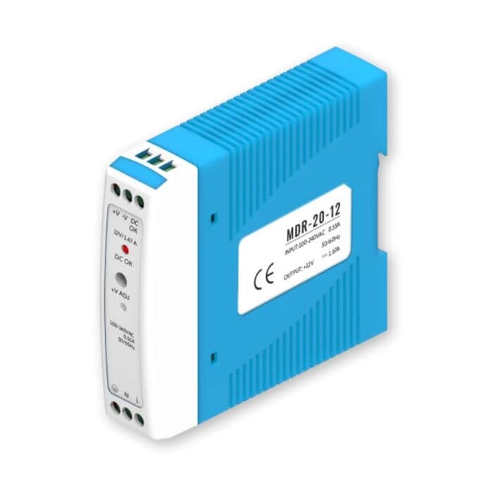 Teltonika Teltonika 12V DC 1.67A DIN Rail power supply for RUT300, RUTX08, RUTX10 PR3PDNP0