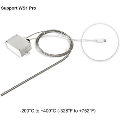 UbiBot Ubibot PT100-3M-R-USB Industrial Grade Temperature Probe for WS1 Pro 3 Metres PT100-3M-R-USB