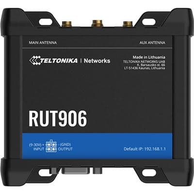 Teltonika Teltonika RUT906 Dual SIM 4G/LTE Cat 4 Router with Serial, IO and Ethernet RUT906