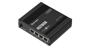 Teltonika Teltonika RUTM08 Iindustrial Gigabit 4 Port Ethernet VLAN Router RUTM08