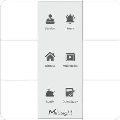 Milesight IoT Milesight LoRaWAN AS923 IoT 6 Button Smart Scene Panel WS136-915M