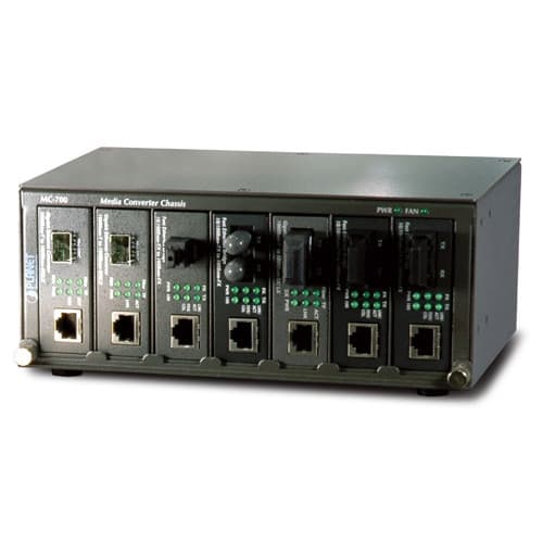 Planet Planet MC-700 7-Slot 10" Media Converter Chassis AA062