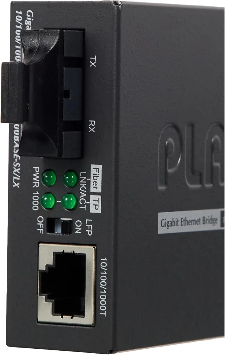Planet Planet 10/100/1000 Baset-T to 100 Base-LX Gigabit Converter (Single Mode) AA080