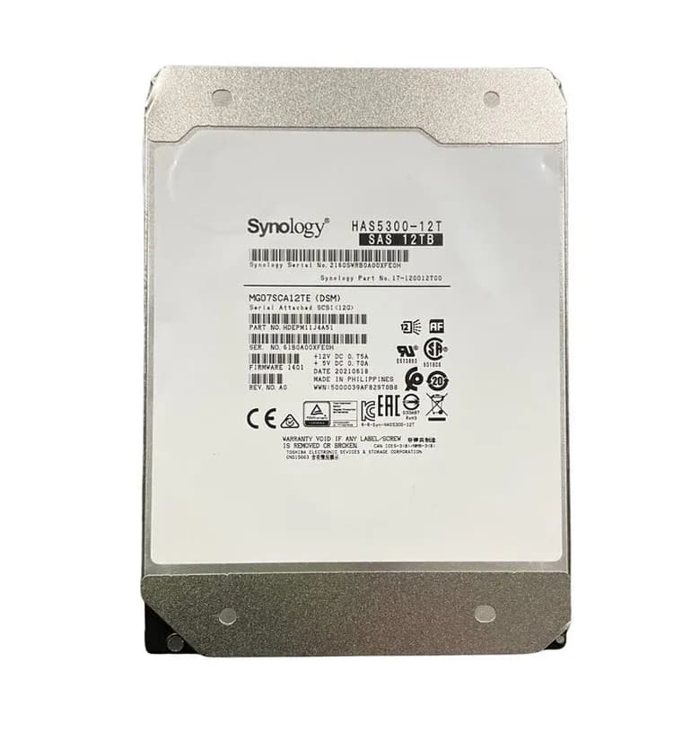Synology Synology HAS5300-12T Enterprise 3.5" 12Tb SAS HD022