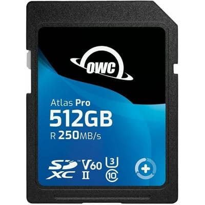OWC 512GB Atlas Pro SDXC UHS-II V60 Media Card MC004
