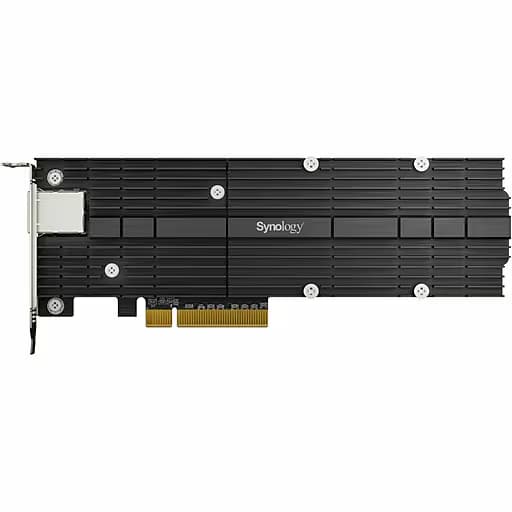 Synology Synology E10M20-T1 M.2 SSD & 10GbE combo adapter card for performance acceleration NC010