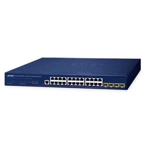 Planet Planet GS-4210-24T4S 24-Port 10/100/1000T + 4-Port 100/1000X SFP Managed Gigabit Switch NS048