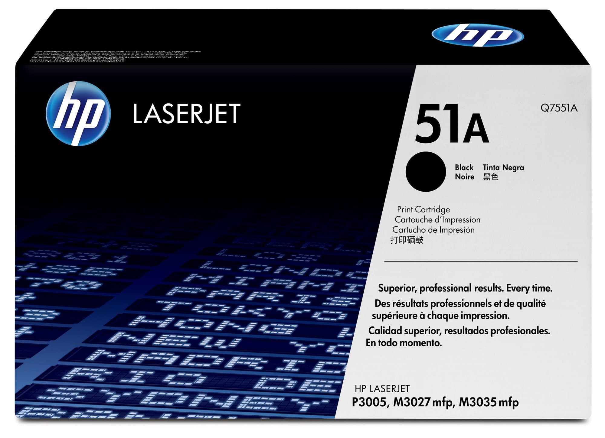HP HP Q7551A BLACK LJ TONER CARTridge 1003667