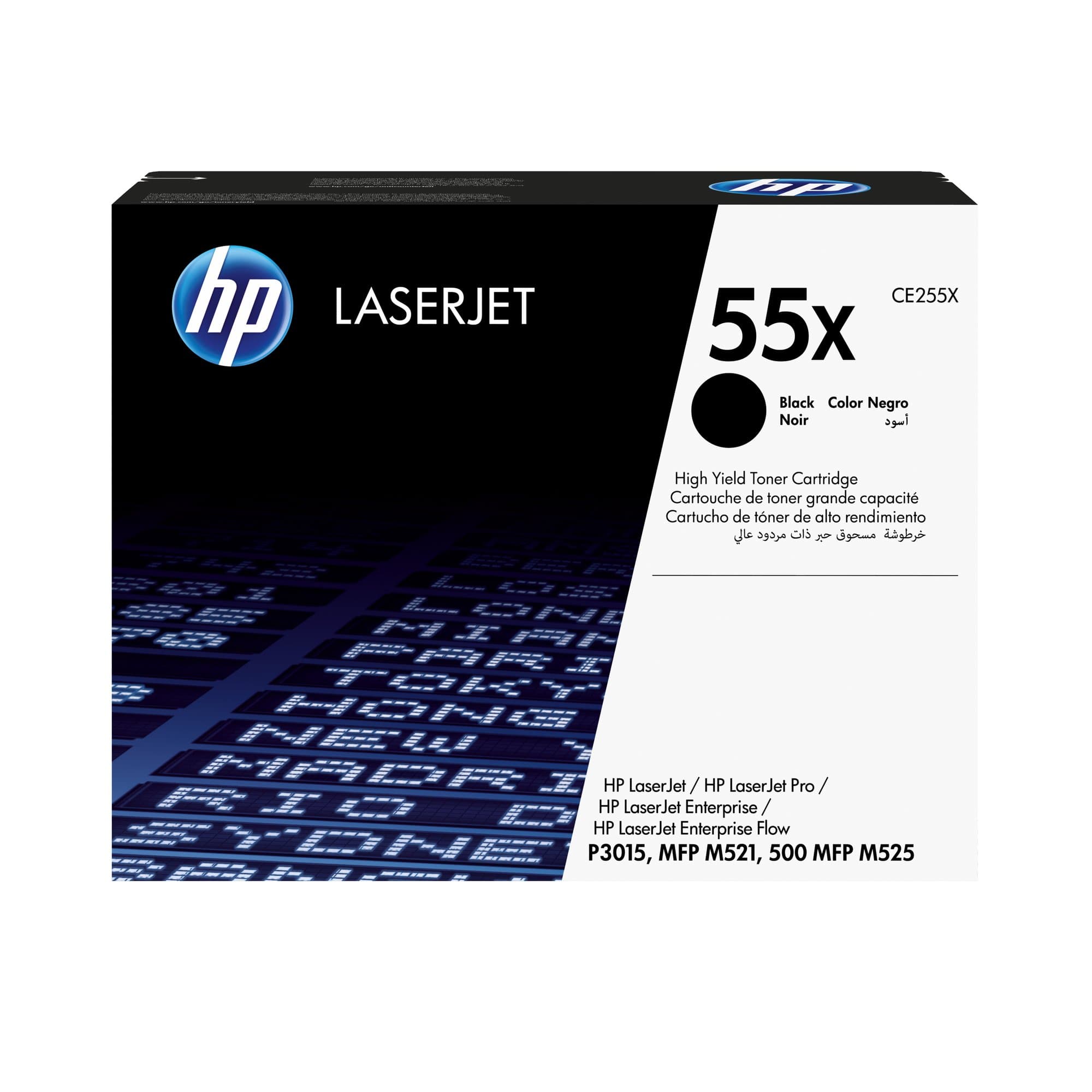HP HP 55X BLACK HY LJ TONER CART CE255X. 1021818