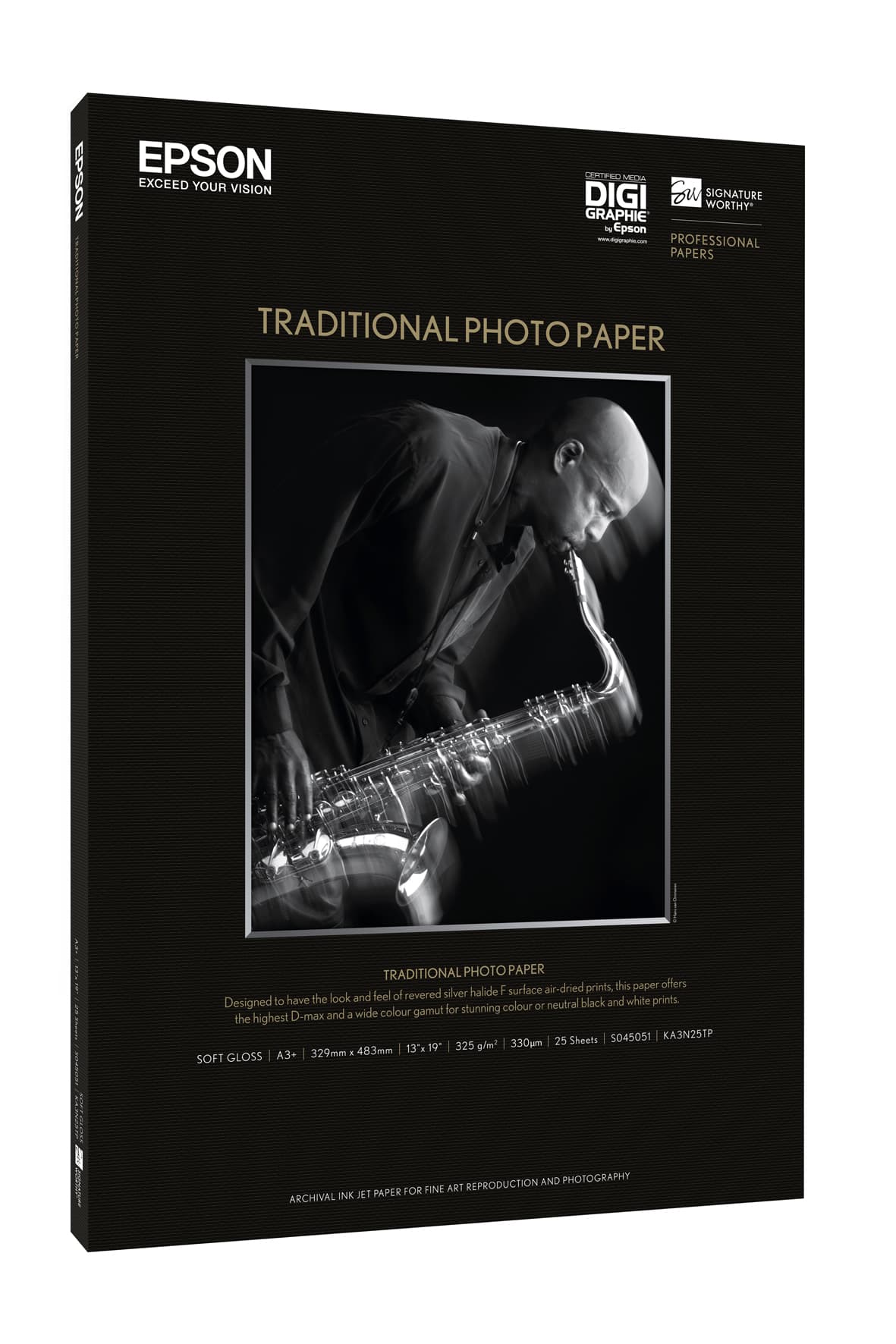 EPSON EPSON S045051 Traditional Photo Paper A3+ 1038864