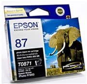 EPSON EPSON T0871 INK CARTRIDGE PHOTO BLACK R1900 1039815