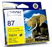 EPSON EPSON T0874 INK CARTRIDGE YELLOW R1900 1040229