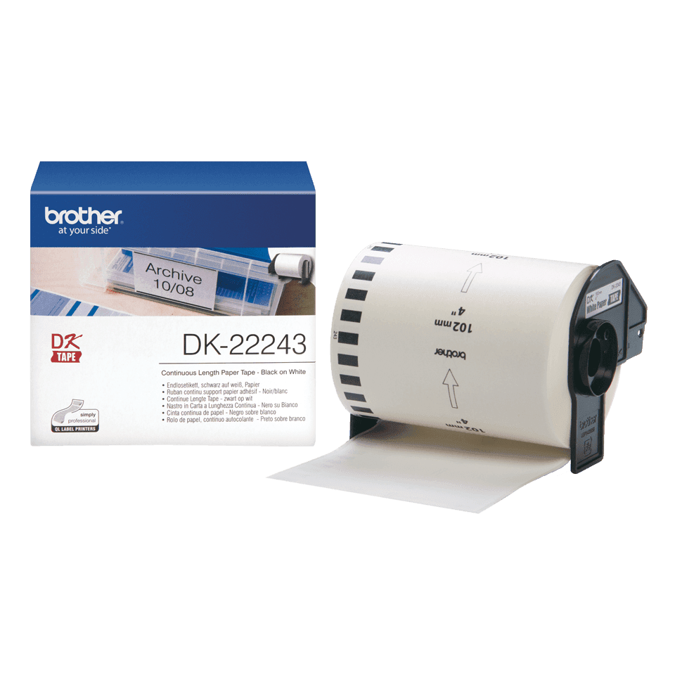 BROTHER BROTHER DK22243 WHT continuous length paper tape 1048019