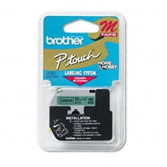 BROTHER BROTHER 12MM BLK ON GRN TAPE for PT65 PT85 PT100 1052005