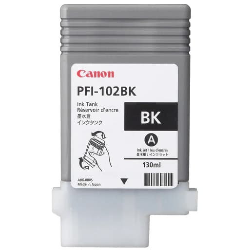 CANON CANON PFI-102BK BLK INK TANK FOR ipf500 ipf510 1081025