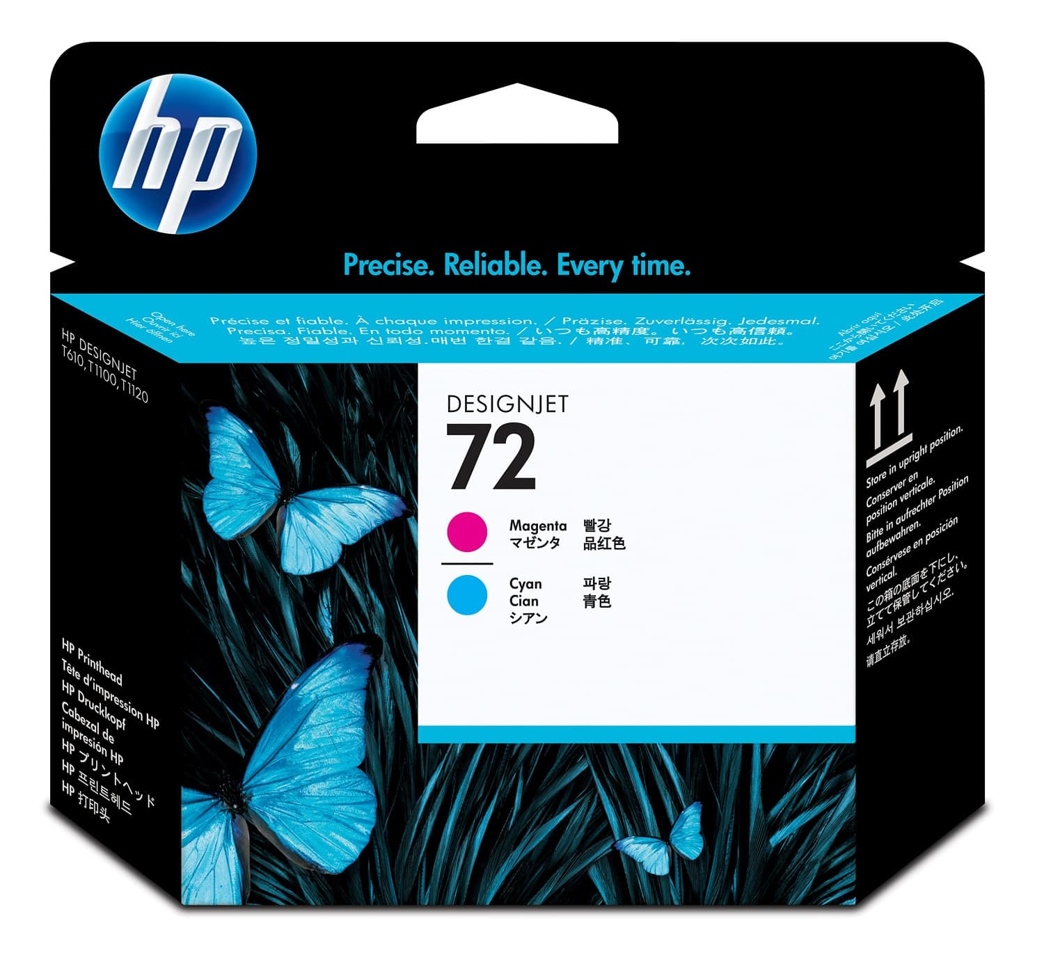 HP HP 72 Magenta / Cyan Printhead. 1084313