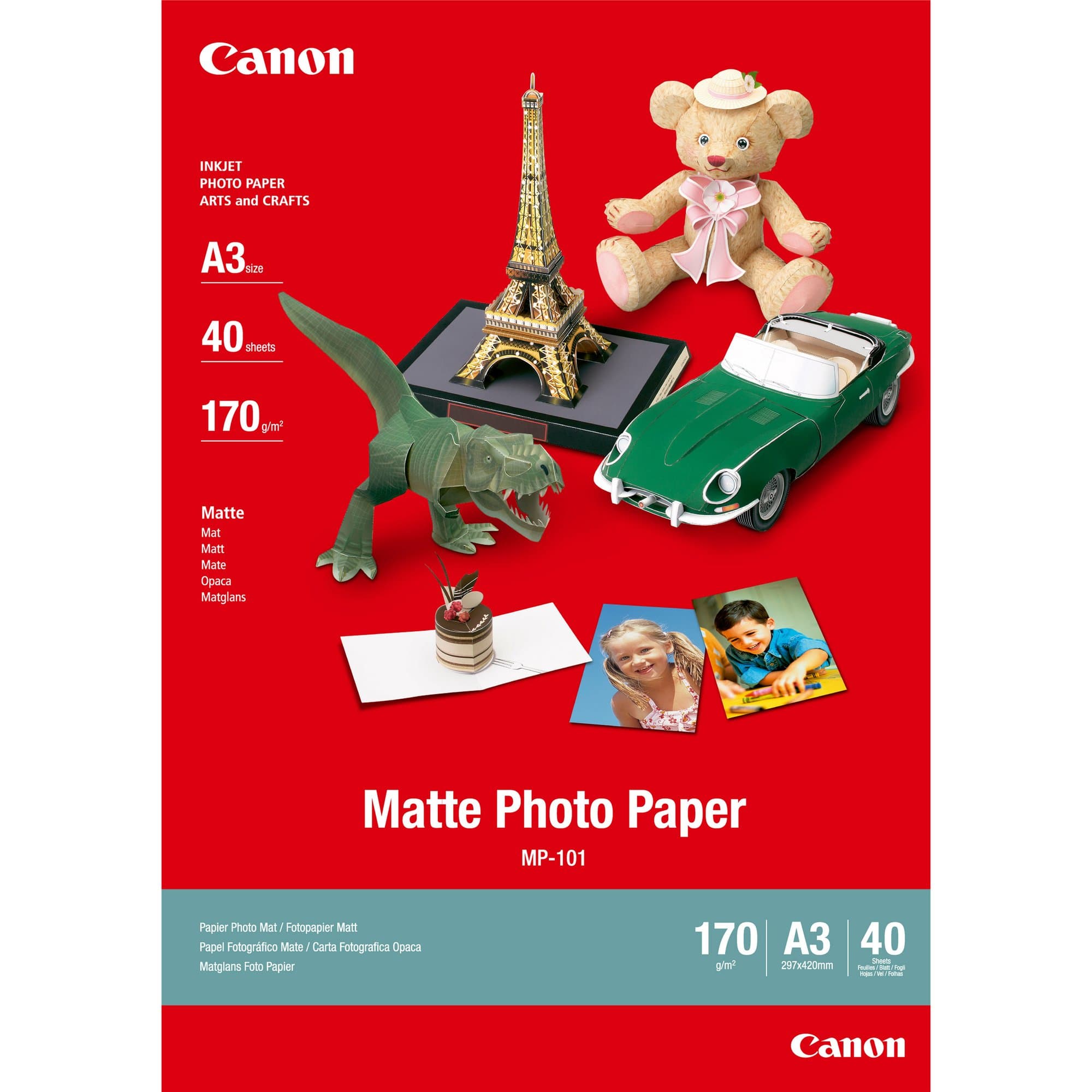 CANON CANON 40SHEET A3 MATT PHOTO PAPER 170GSM MP101 1085149