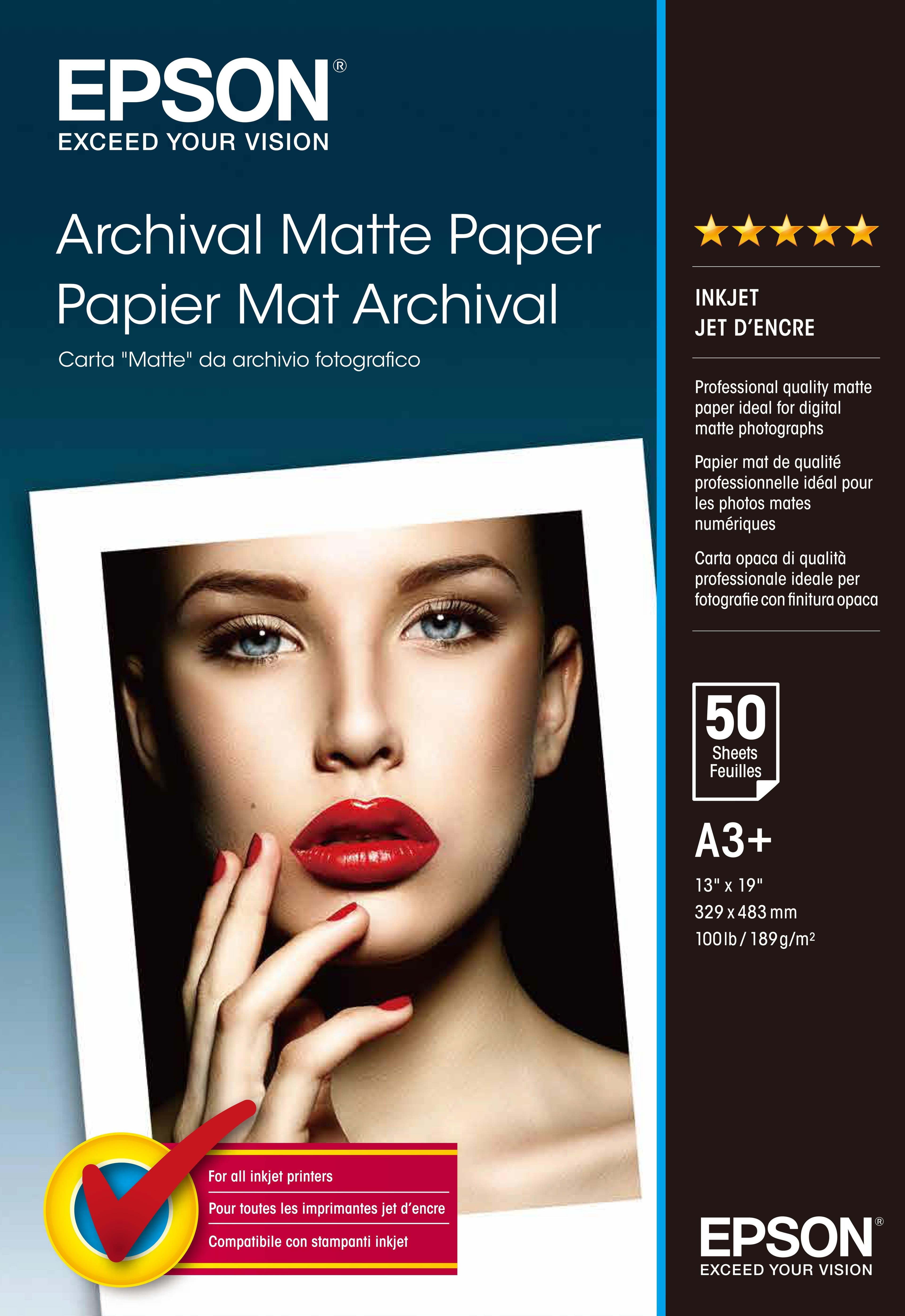 EPSON EPSON S041340 A3+ARCHIVAL MATTE PAPER-19 1095731