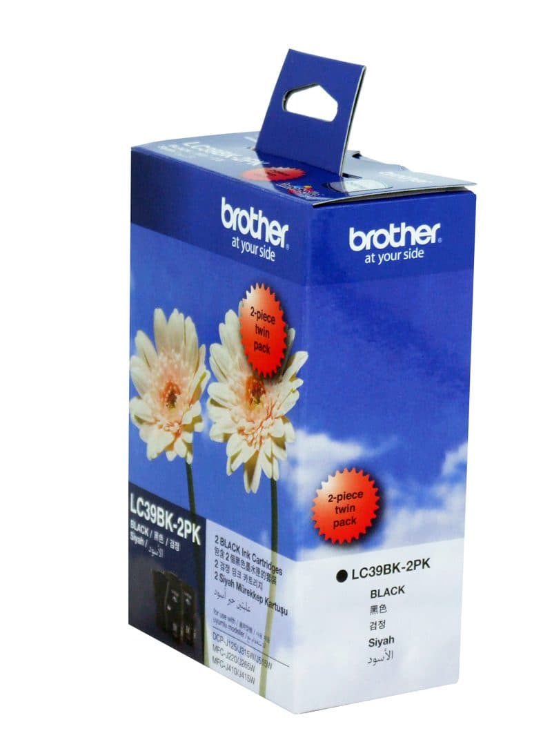 BROTHER BROTHER LC39bl2k 2 x lc39bk cartridges 1197189