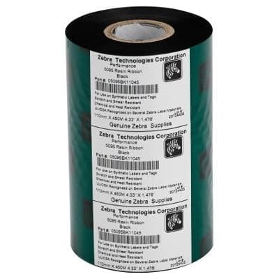ZEBRA Zebra Ribbon Resin 110MMx450M 1ID 1197327