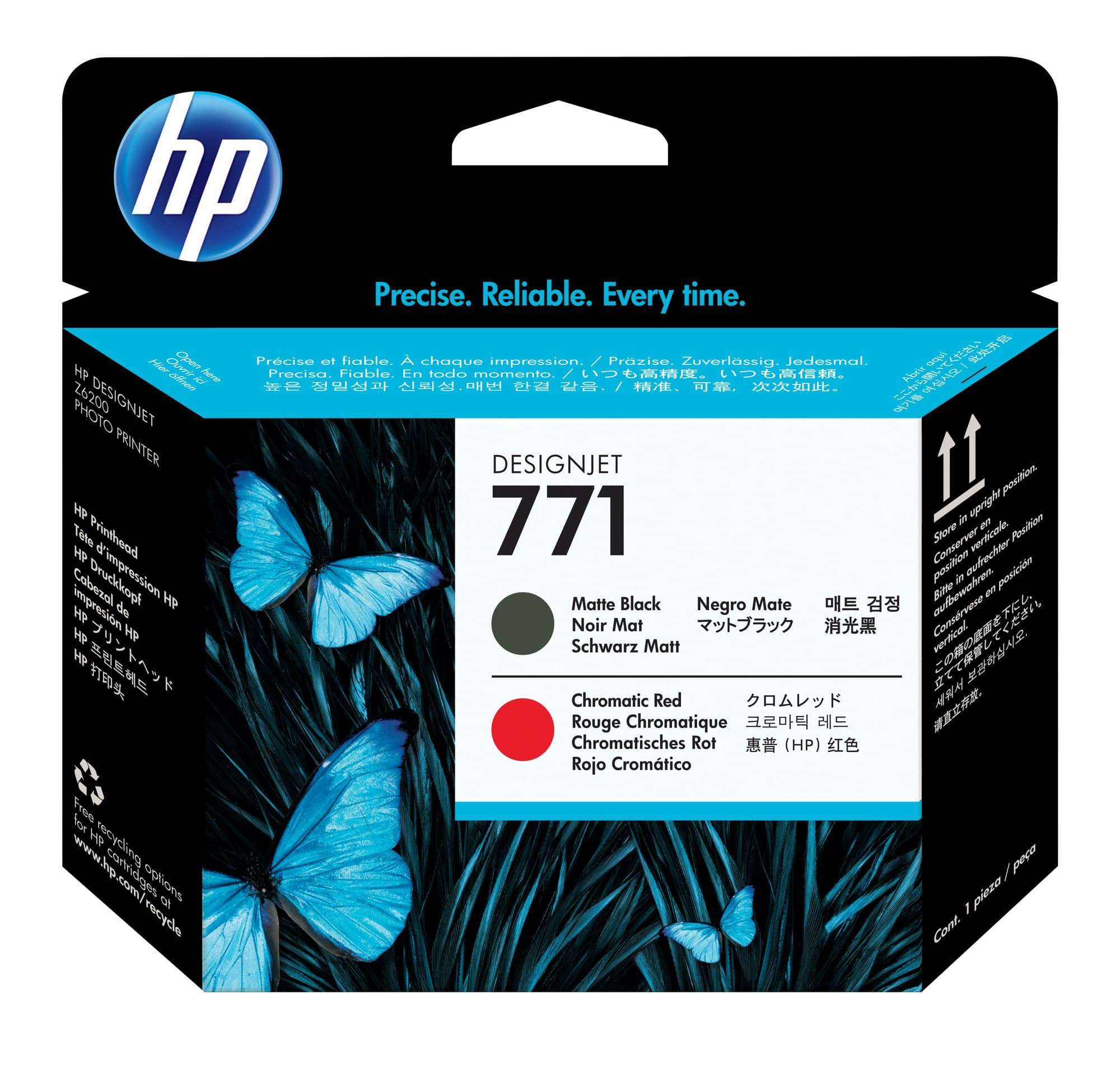 HP HP 771 Mte Bk/Chromatic Red Printhead 1441062