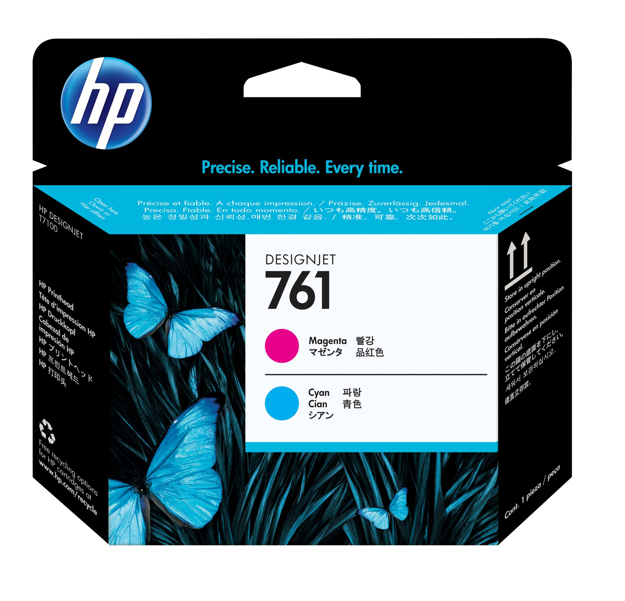HP HP 761 Magenta/Cyan Inkjet Printhead 1441633