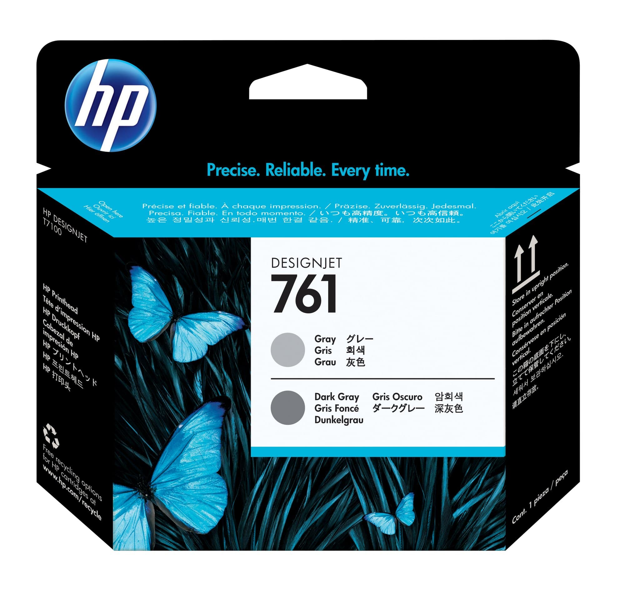 HP HP 761 Grey/Dark Grey Inkjet Printhead 1441695