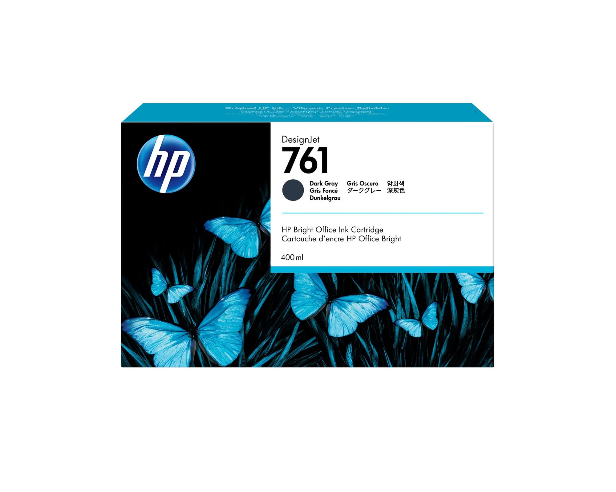 HP HP INK CARTRIDGE NO 761 400ML DARK GRAY DES 1442272