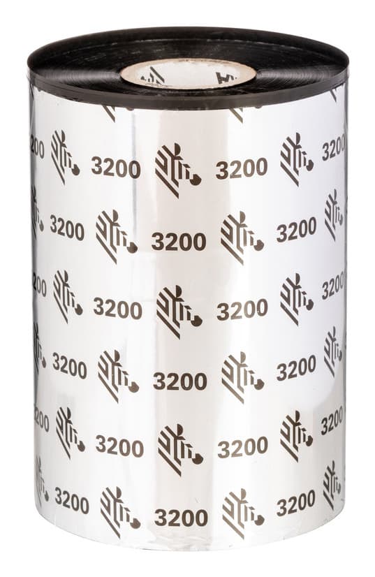 ZEBRA ZEBRA 3200 WAX/RESIN RIBBON 110MM BOX OF 12 1474390