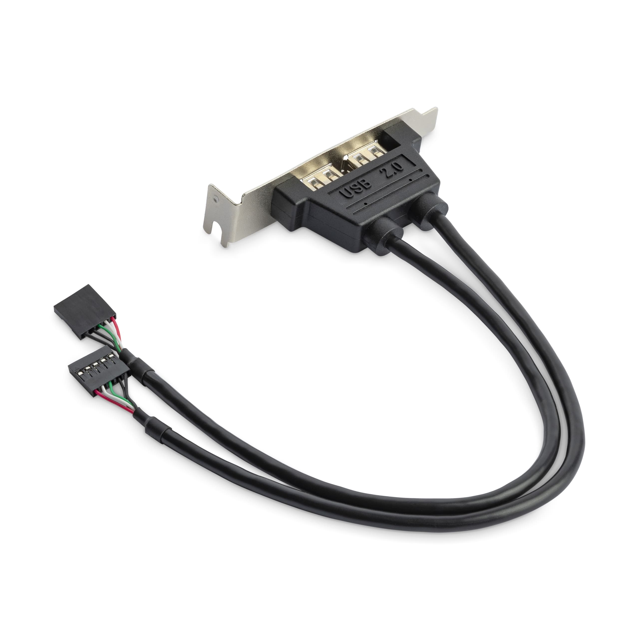 StarTech.com StarTech.com 2 Port USB LP Slot Plate Adapter 1603172
