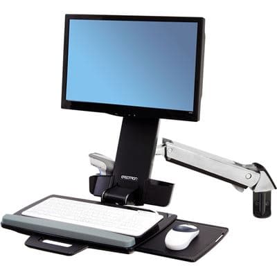 ERGOTRON ERGOTRON SV SIT STAND COMBO ARM NO WORKSURFACE 1810447