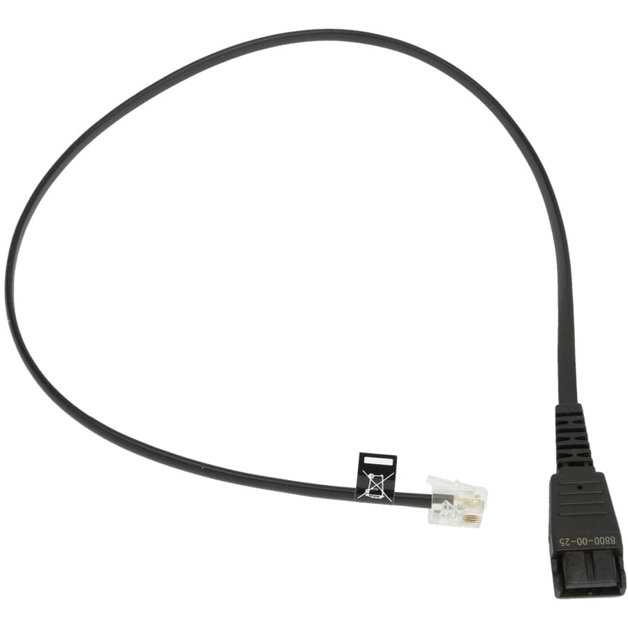 JABRA JABRA Cable Bottom Part QD +RJ11 Siemens Layou 1815447