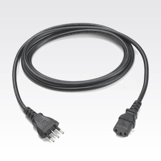 ZEBRA ZEBRA CORD:AC;PWR;18AWG;250V;10A;1.8M;BLK;ITAL 1856327