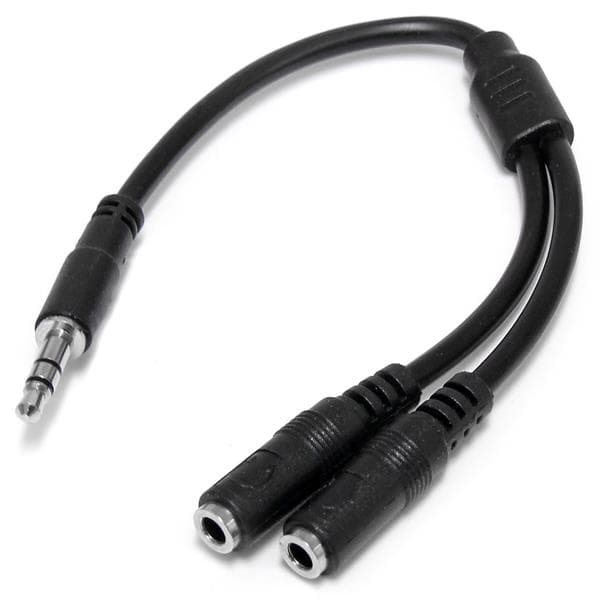 StarTech.com StarTech.com Slim Stereo Y Cable 3.5 to 2x 3.5mm 2023895