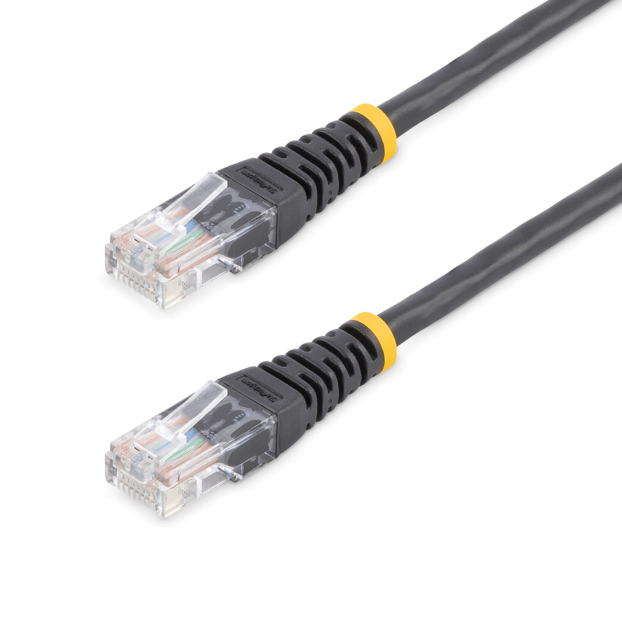 StarTech.com StarTech.com 15m Cat5e Black Molded Cat5e Patch Cable 2086084
