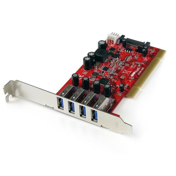 StarTech.com StarTech.com 4 Port PCI USB 3.0 Card w/ SATA Power 2356083