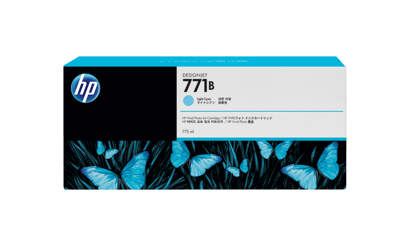 HP HP 771B 1 pack 775-ml Light Cyan DesignJ 2384065
