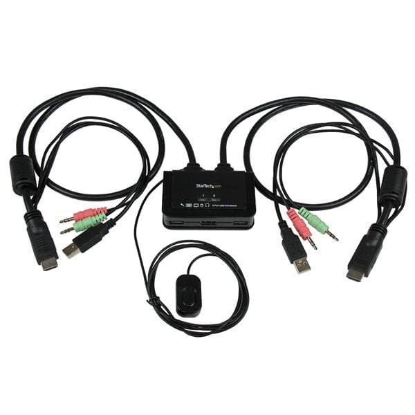 StarTech.com StarTech.com 2 Port USB HDMI Cable KVM Switch 2514069