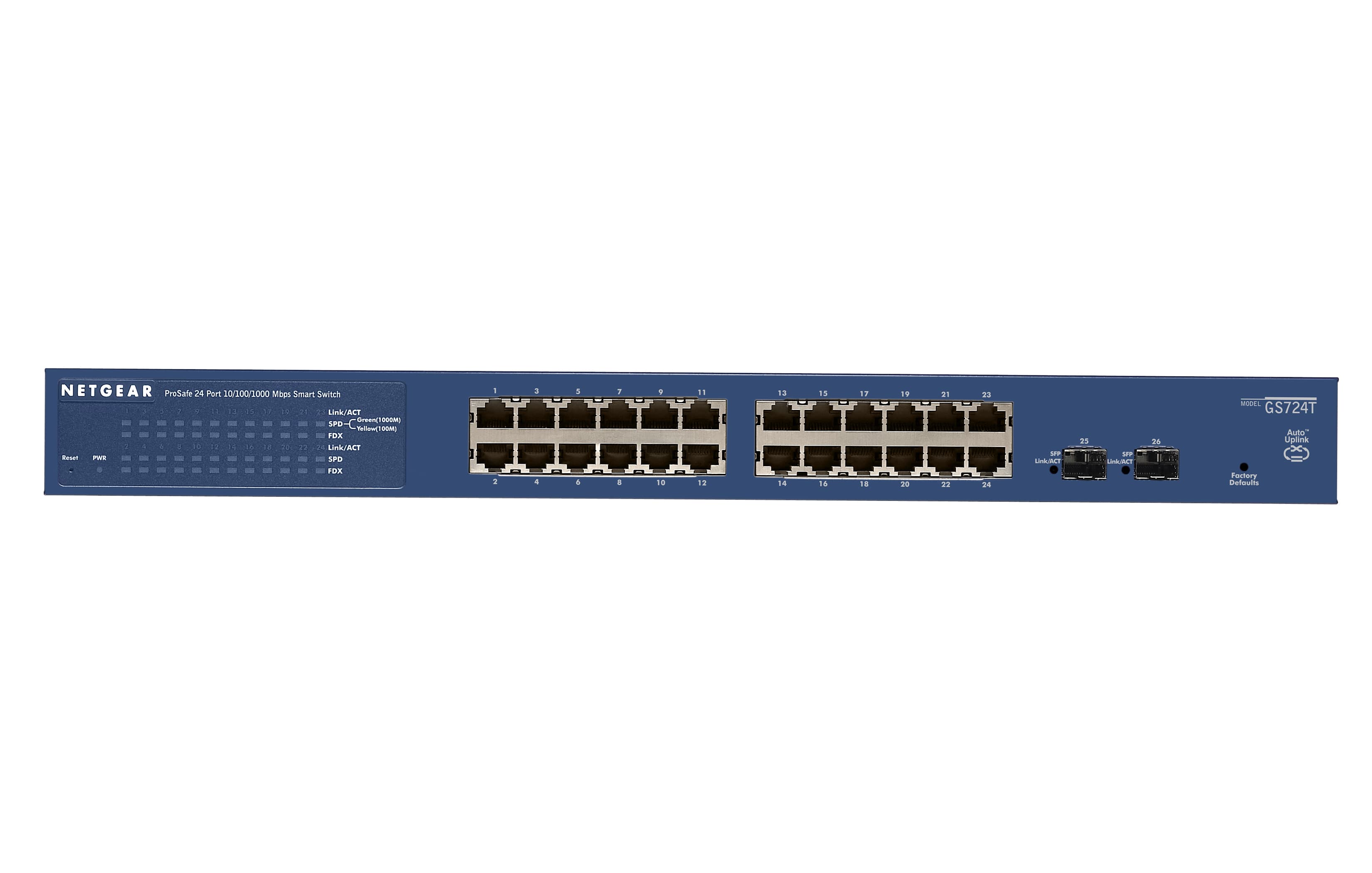 NETGEAR NETGEAR GS724T ProSafe 24-port Gbit Smart Switch 2583298