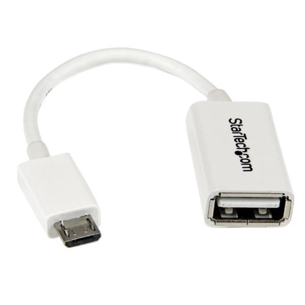 StarTech.com StarTech.com 5in White Micro USB to USB OTG Adapter 2682310