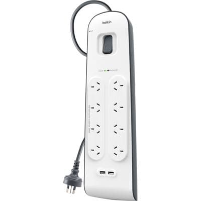 BELKIN BELKIN 8 Outlet with 2M Cord with 2 USB Ports 2740632