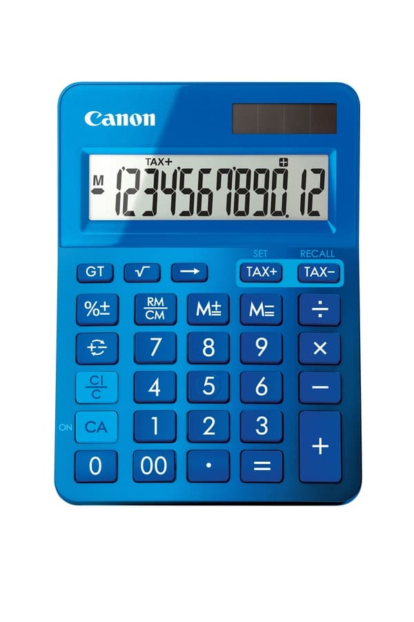 CANON CANON Blue Desktop Tax Calculator. 2955914