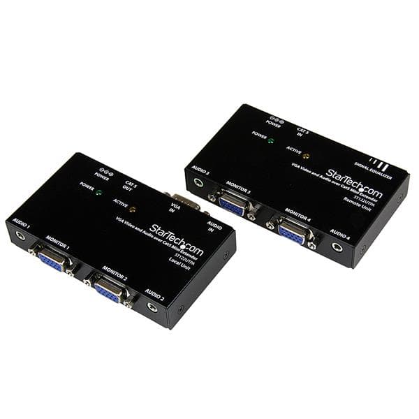 StarTech.com StarTech.com VGA VIDEO EXTENDER OVER CAT 5 WITH AUDIO 2977640