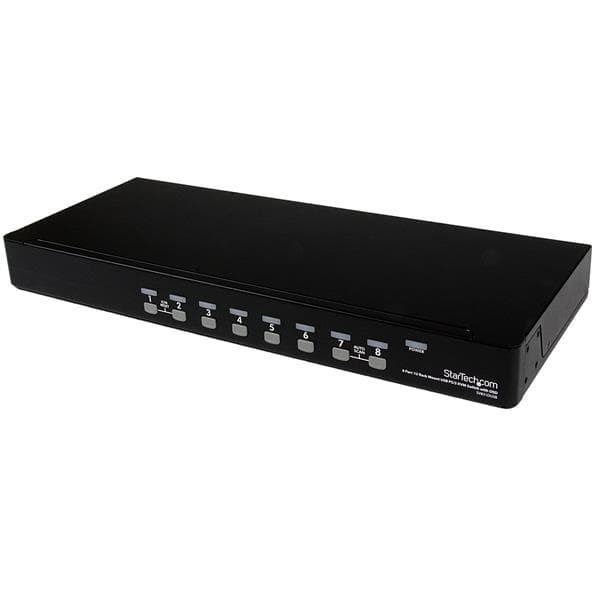 StarTech.com StarTech.com 8 PORT 1U RACKMOUNT USB PS/2 KVM SWITCH 2977825