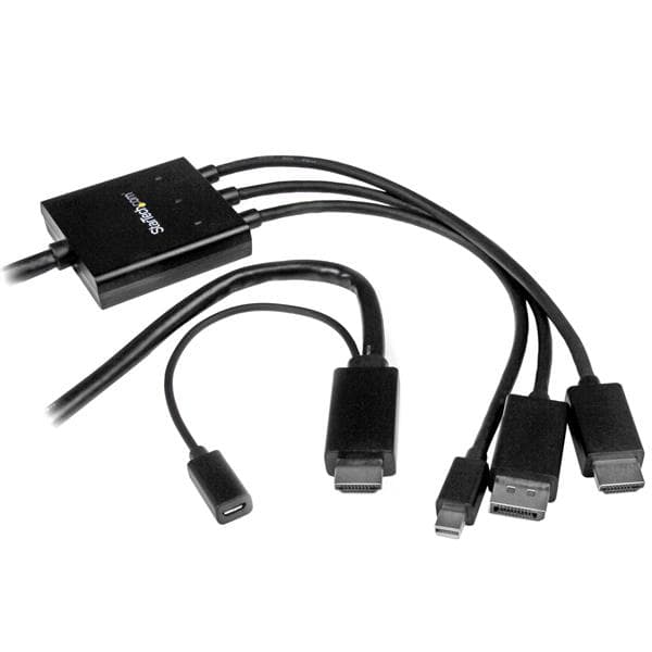 StarTech.com StarTech.com 6 ft DP Mini DP or HDMI to HDMI Adapter 3094988