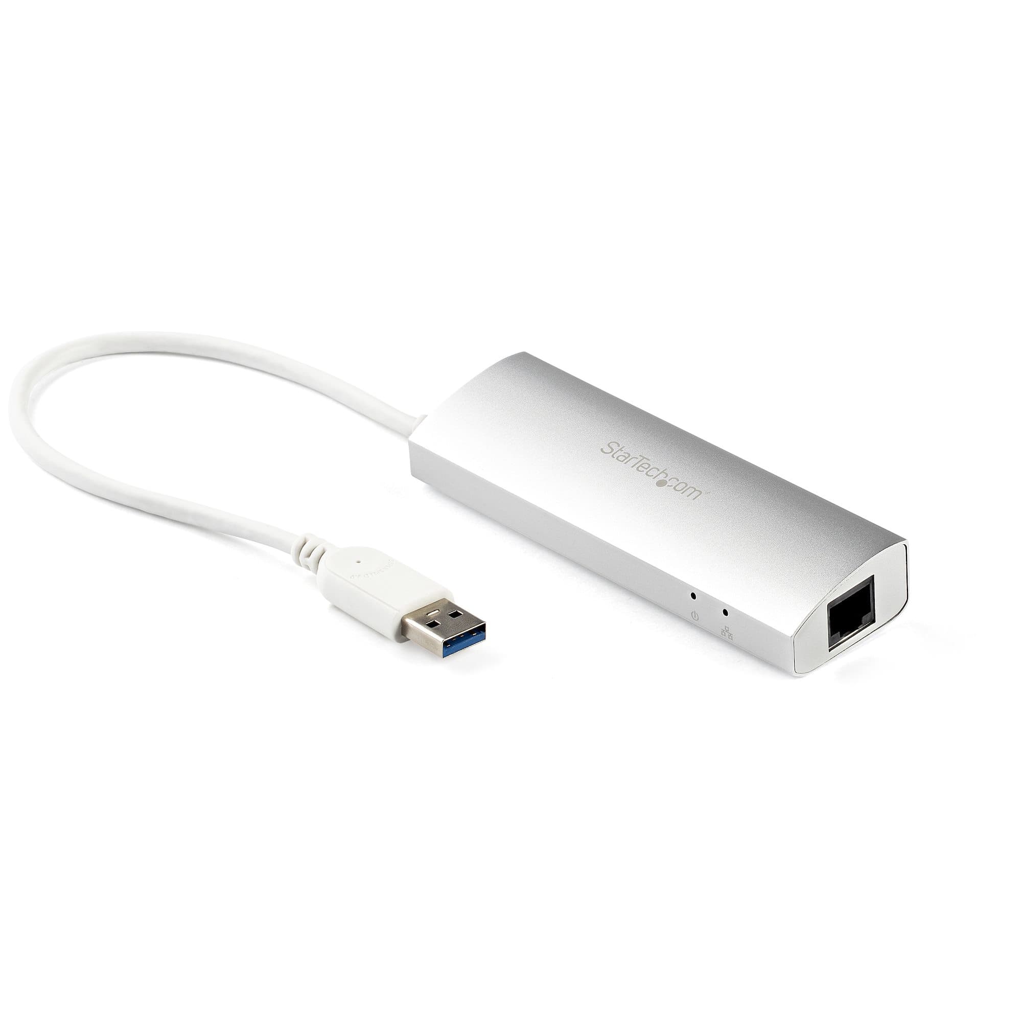StarTech.com StarTech.com 3 Port Portable USB 3.0 Hub plus GbE 3098283