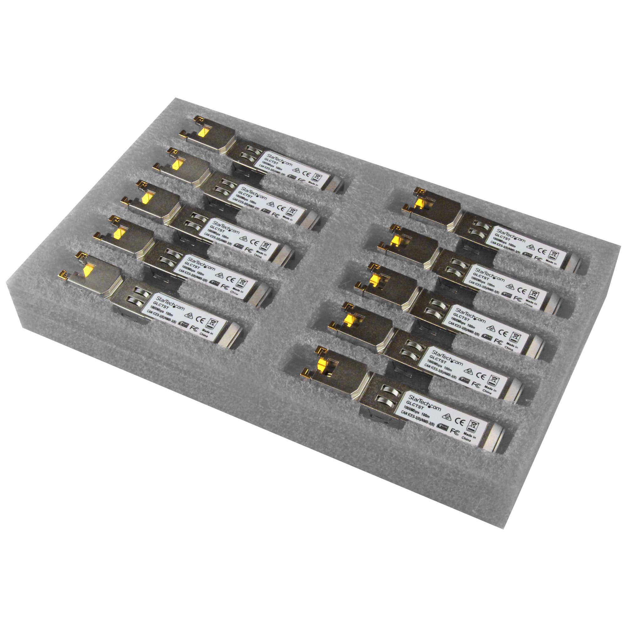 StarTech.com StarTech.com GIGABIT RJ45 COPPER SFP - 10 PACK 3236307