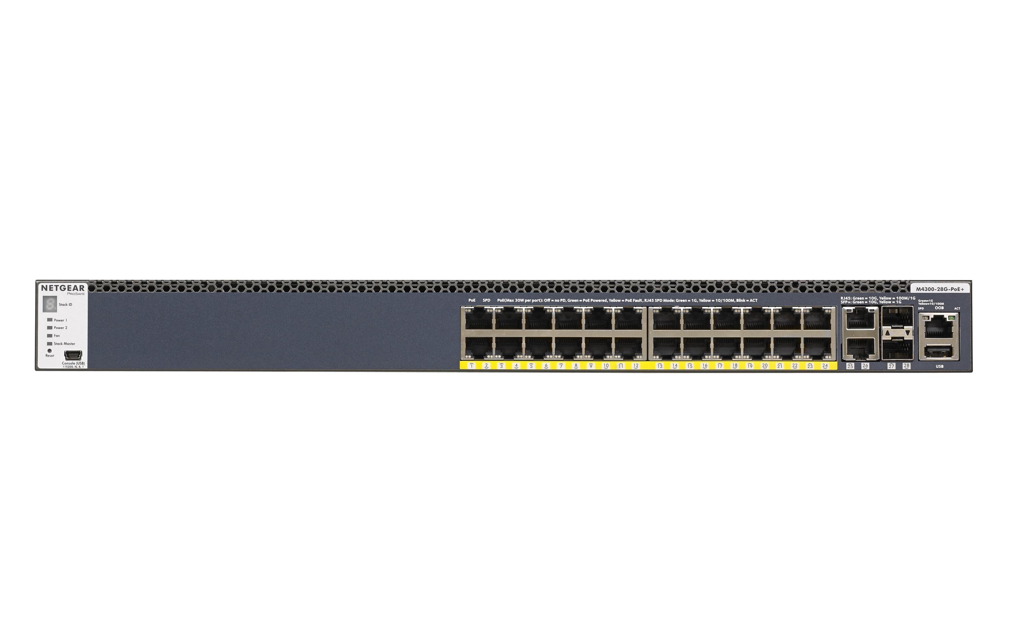 NETGEAR NETGEAR M4300-28G-POE+ FULLYMGD STCK LYR3 24X1G 3244058