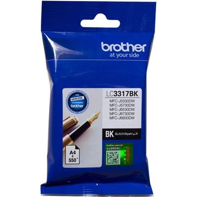 BROTHER BROTHER LC3317BK BLACK 550 PAGES 3517193