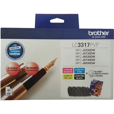 BROTHER BROTHER INK CARTRIDGE PHOTO VALUE PACK 3539373